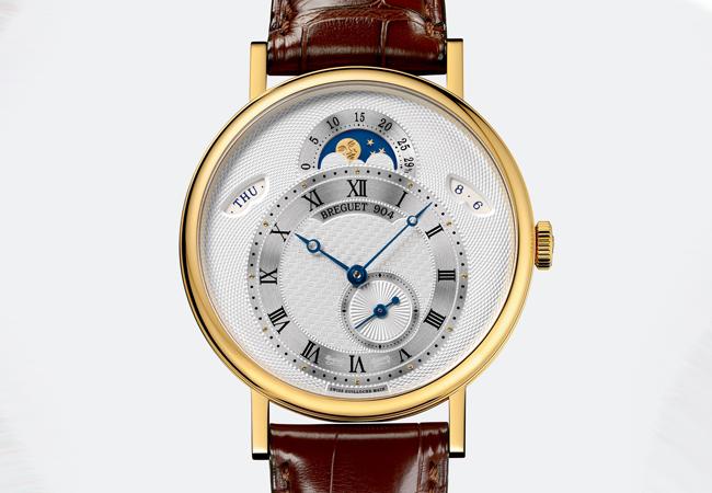 寶璣Classique經典系列 7337黃K金月相腕錶