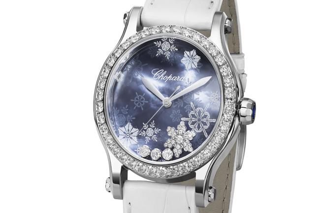 冬日的雪白精靈 蕭邦Happy Diamonds系列