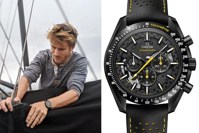 勇闖海洋 航海好手加巴特配戴歐米茄超霸系列腕錶