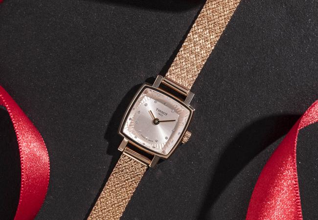 天梭表Lovely Square臻愛系列方型款女錶