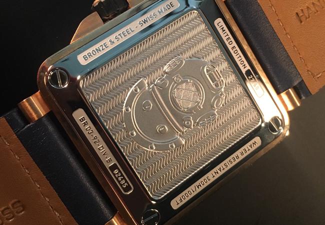 BELL & ROSS BR03-92 Diver Blue Bronze Sapphire Bezel