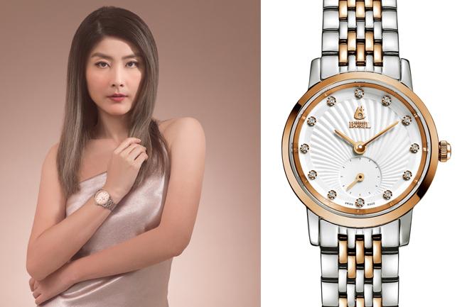 浪漫密碼 女神陳慧琳完美詮釋依波路鑽石女錶