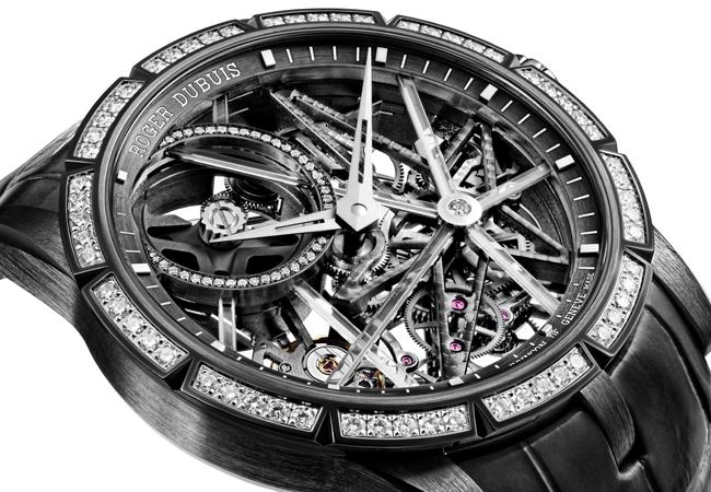 羅杰度彼Excalibur Blacklight 鏤空自動上鍊腕錶