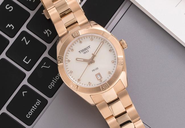 天梭表PR 100 Sport Chic系列石英計時女款