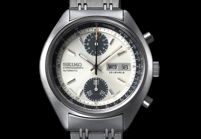 SEIKO於1969年發行日本搭載6139機芯的第一只自動上鍊計時碼錶