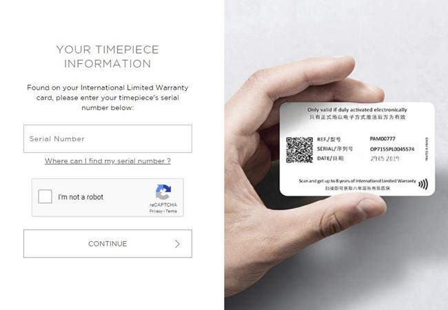 沛納海推出PAM.GUARD保固計劃