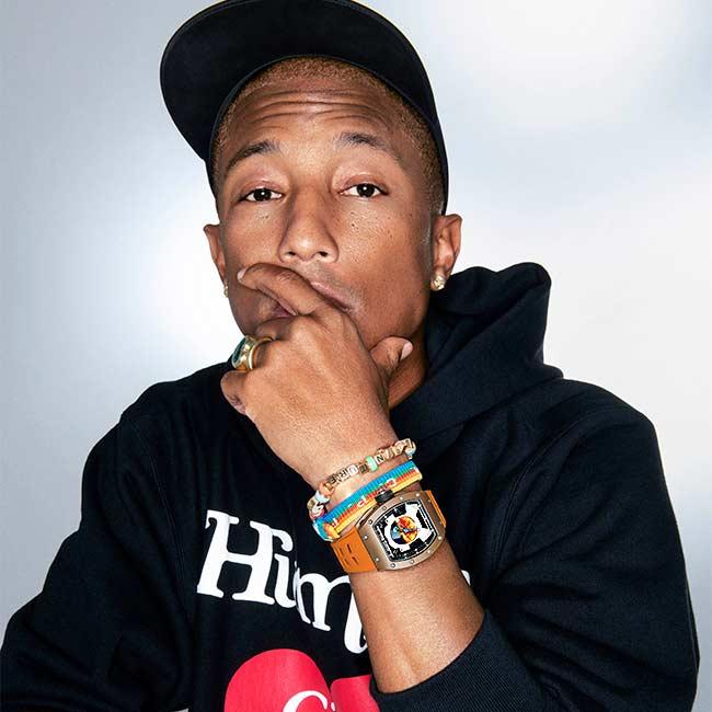 RICHARD MILLE品牌摯友、美國饒舌歌手Pharrell Williams