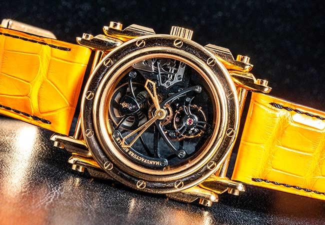 MANUFACTURE ROYALE Androgyne鏤空陀飛輪腕錶