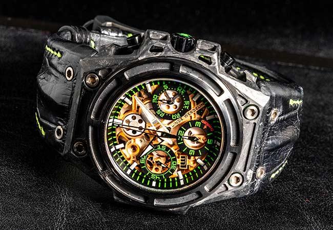LINDE WERDELIN Spidospeed Carbon Green腕錶
