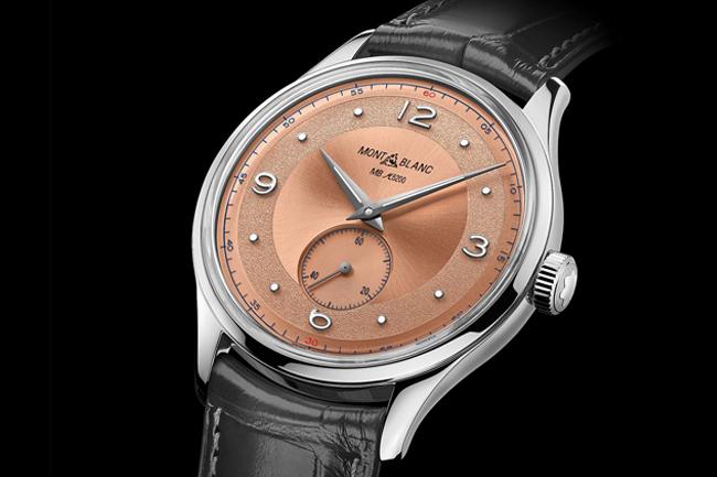 品嚐鮭魚 萬寶龍傳承系列小秒針腕錶限量款38