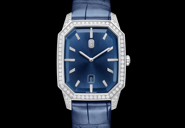 海瑞溫斯頓印記Emerald系列 33 毫米石英腕錶