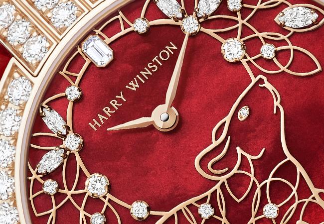 海瑞溫斯頓卓時Premier系列金鼠年限量生肖腕錶