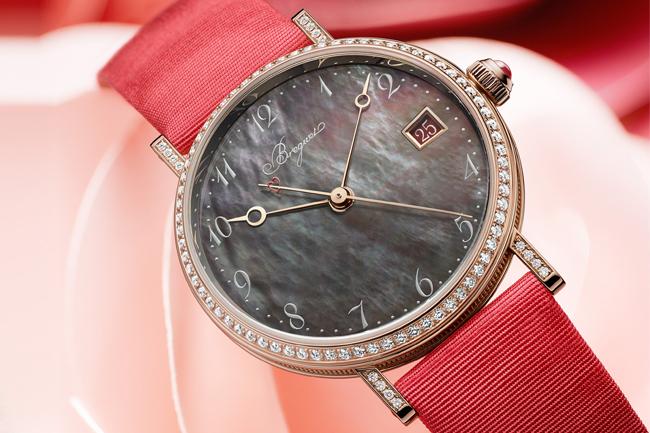 情人節限定款 寶璣Classique 9065經典系列大溪地珍珠母貝鑽錶