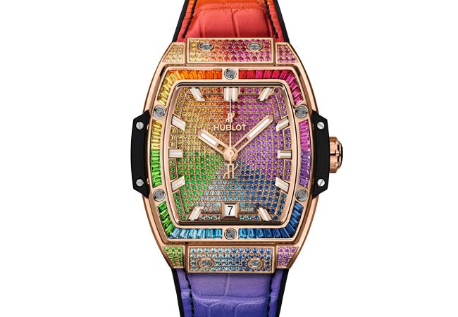 宇舶Spirit Of Big Bang彩虹寶石腕錶