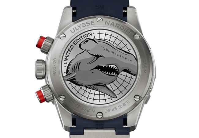雅典錶錘頭鯊潛水計時腕錶限量版