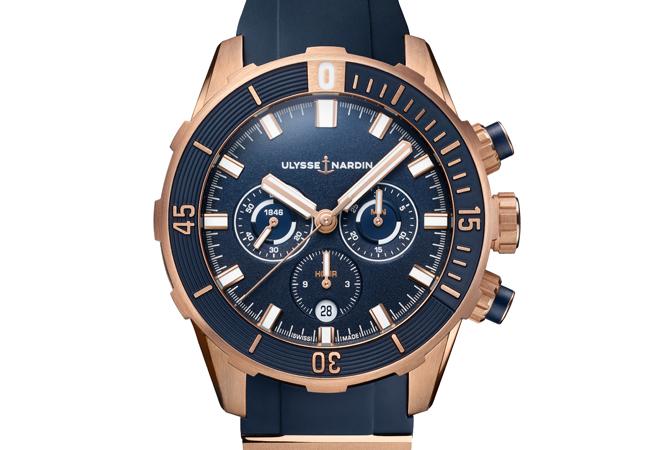 雅典錶錘頭鯊潛水計時腕錶限量版