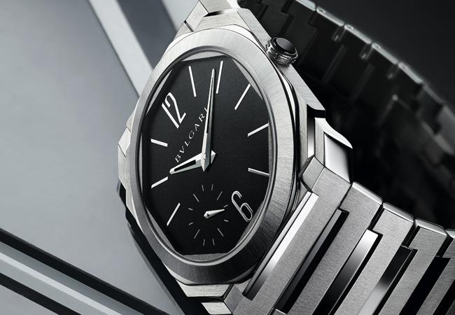 寶格麗Octo Finissimo Automatic 緞面拋光精鋼超薄自動腕錶 