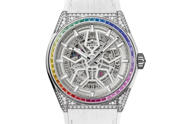 春日彩虹凝縮腕間 真力時Defy Classic Rainbow