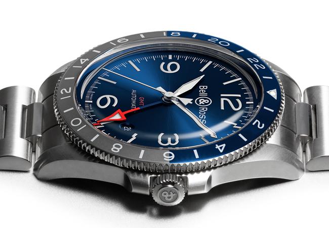 BELL & ROSS BRV2-93 GMT Blue