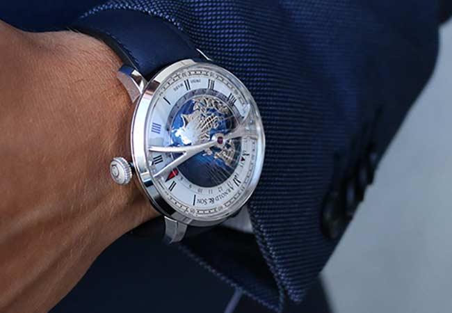 亞諾錶Globetrotter大旅行家世界時區腕錶台灣特仕版