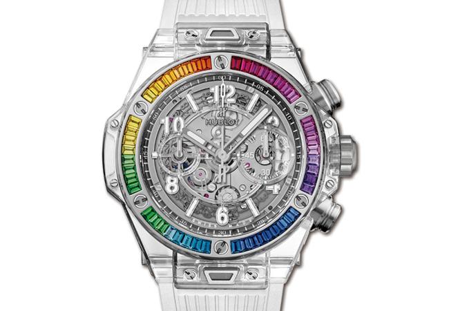 宇舶Big Bang Unico藍寶石彩虹腕錶