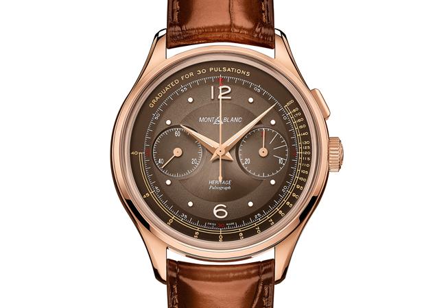 萬寶龍傳承系列自製機芯脈搏腕錶限量款100