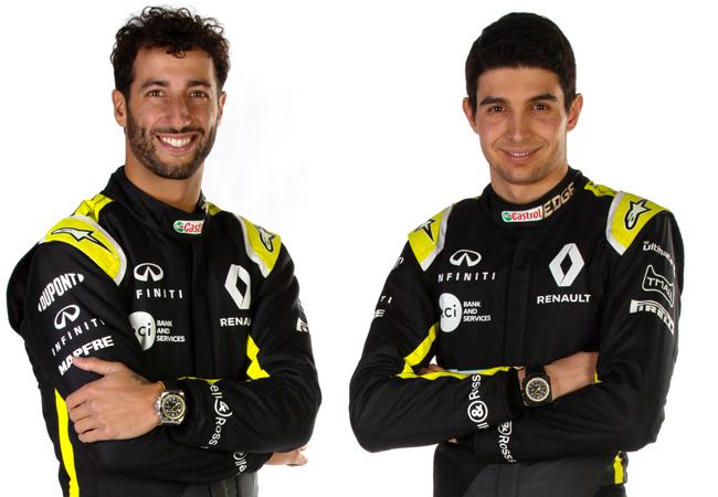 Daniel Ricciardo與Esteban OCON皆認為BELL&ROSS R.S系列中的計時碼錶功能為賽車手奪取勝利的秘訣之一