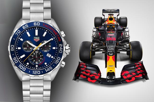 賽車配色新亮點 泰格豪雅Aston Martin紅牛F1車隊2020聯名腕錶