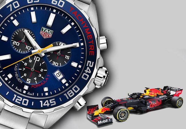 泰格豪雅Aston Martin 紅牛F1車隊2020特別版聯名腕錶