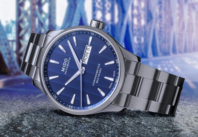 美度Multifort Chronometer1先鋒系列天文台認證矽游絲腕錶