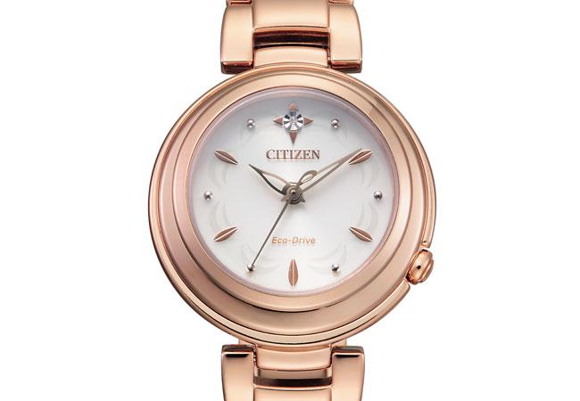 星辰光動能輕奢光限定款電波女錶