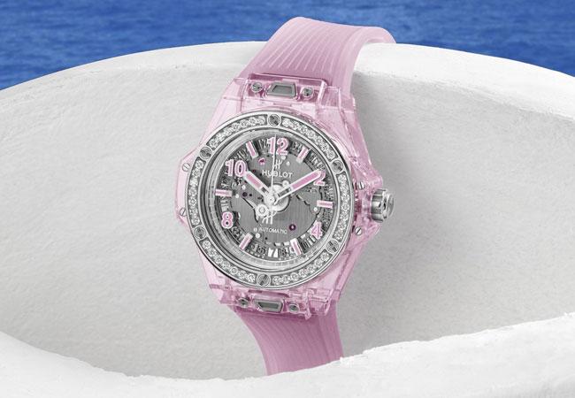 宇舶Big Bang One Click 粉紅色藍寶石鑽