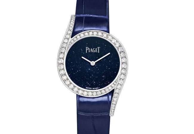 PIAGET Limelight Gala系列18K白金鑲鑽高級珠寶腕錶