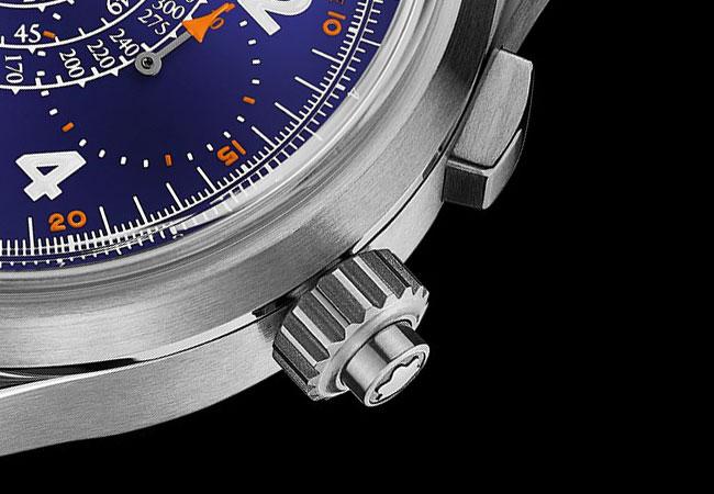 萬寶龍1858系列雙秒追針計時碼錶限量款100