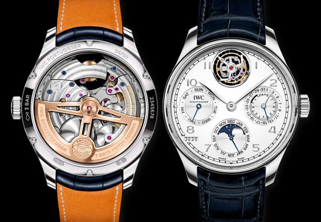 IWC葡萄牙系列萬年曆陀飛輪腕錶