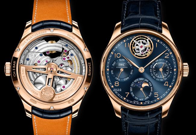 IWC葡萄牙系列萬年曆陀飛輪腕錶