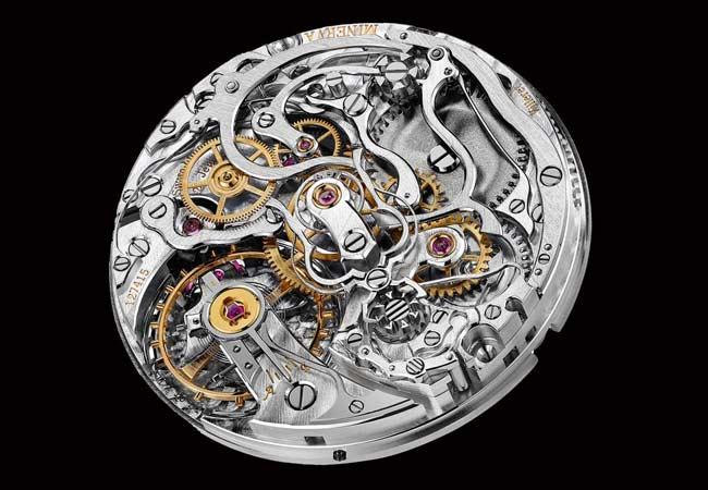 萬寶龍1858系列雙秒追針計時碼錶限量款100