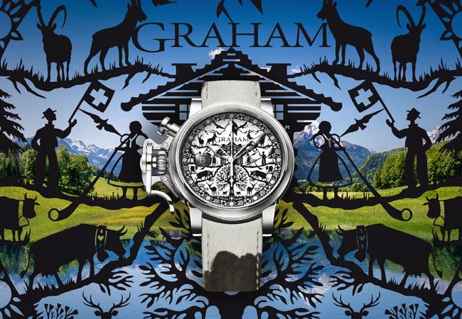 瑞士剪紙藝術 GRAHAM Alpenrose 2020新錶