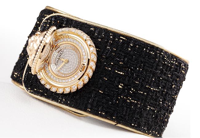 香奈兒Mademoiselle Privé鈕釦腕錶