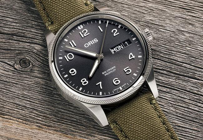 ORIS Big Crown ProPilot 大日曆星期腕錶編織錶帶款