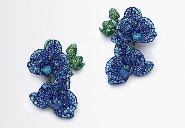 蕭邦紅地毯系列-蘭花耳環