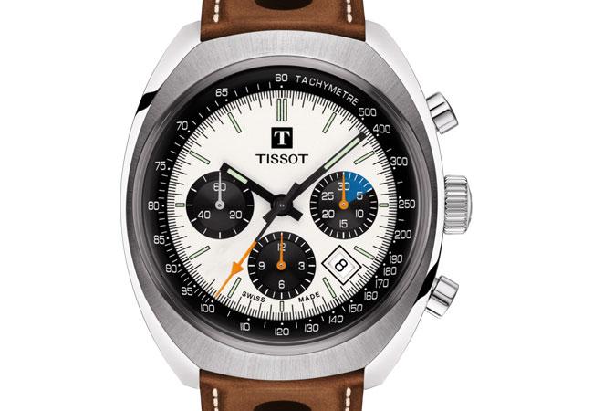 天梭表Heritage領航者系列1973自動計時