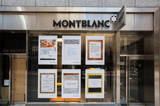 萬寶龍透過文字力量 向抗疫英雄表達感謝