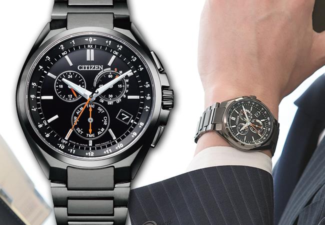 星辰光動能男錶