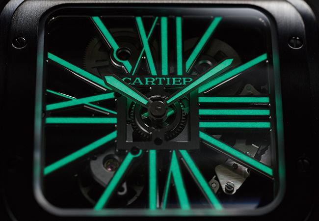 卡地亞 Santos Squelette Noctambule