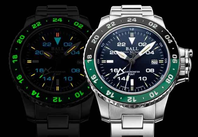波爾錶BALL Watch AeroGMT II兩地時間腕錶
