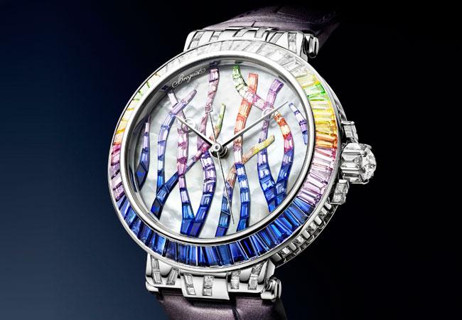 寶璣Marine 航海系列Haute Joaillerie Poseidonia高級珠寶腕錶藍寶石款