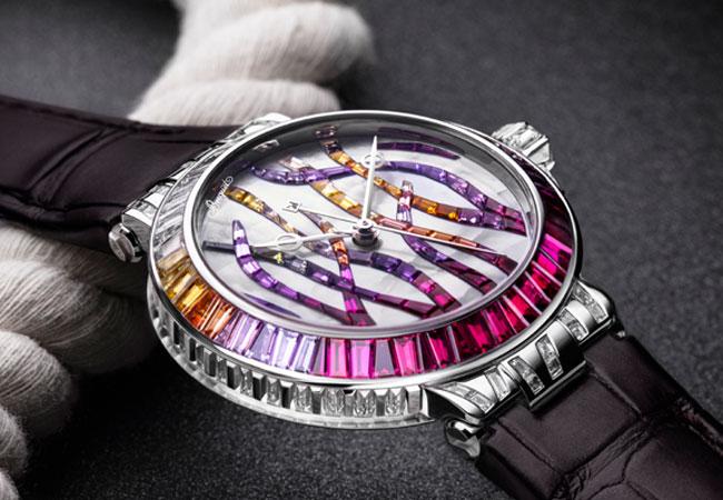 寶璣9509 Marine航海系列Haute Joaillerie Poseidonia珠寶錶紅寶石款