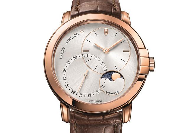 海瑞溫斯頓靜夜Midnight 系列月相功能42毫米自動腕錶