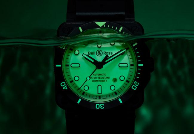 BELL & ROSS BR 03-92 Diver Full Lum 潛水錶 